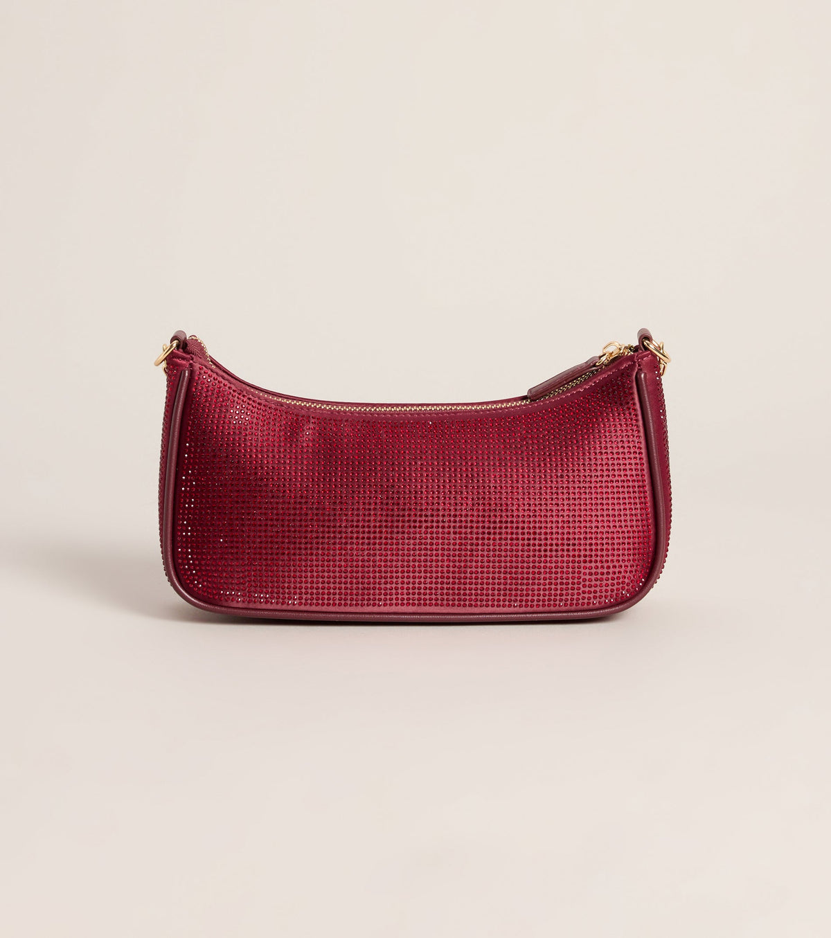 On The List Rhinestone Shoulder Bag
