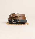 Sleek Essentials Trio Belt Set