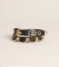 Hardware Remix Two-Tone Grommet Ring Belt