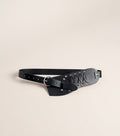 Waist Game Lace Up Faux Leather Belt