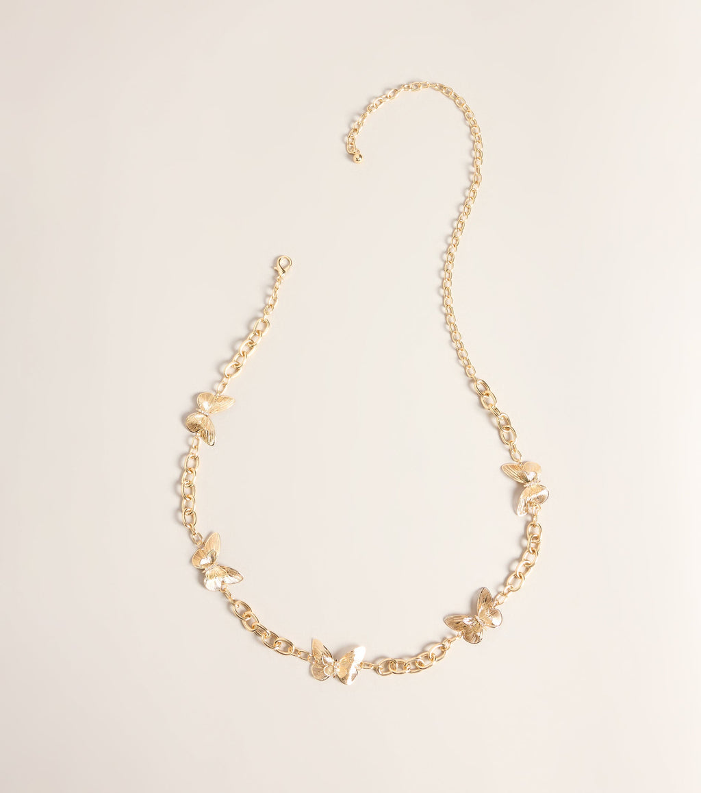 Butterfly Effect Charm Chain Belt