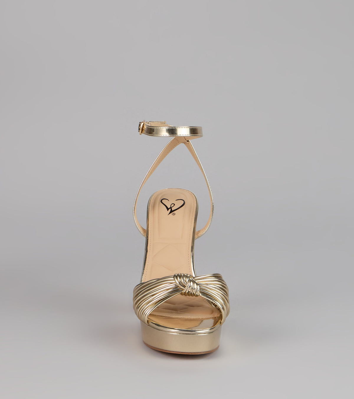 Extra Shine Platform Block Heels