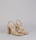 Dance Floor Dazzle Rhinestone Block Heels