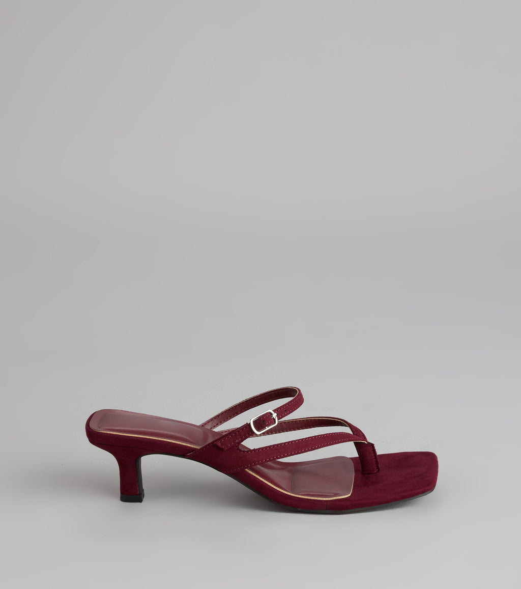 Butterflies and Brunch Kitten Heels