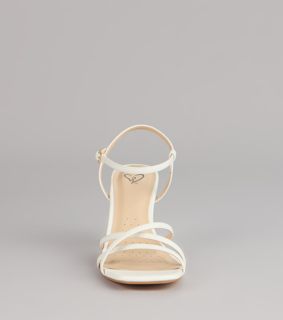 Shine Hour Metallic Strappy Stiletto Heels