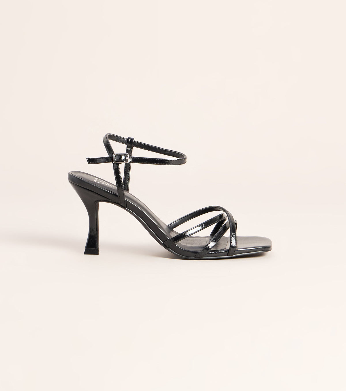 Shine Hour Metallic Strappy Stiletto Heels