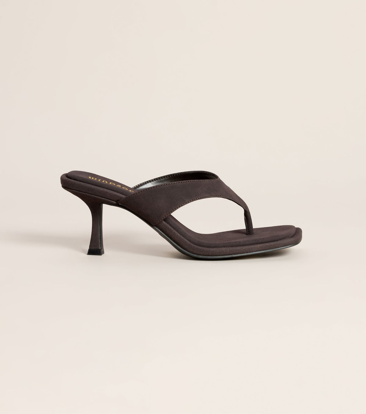 Going Somewhere Suede Thong Kitten Heels