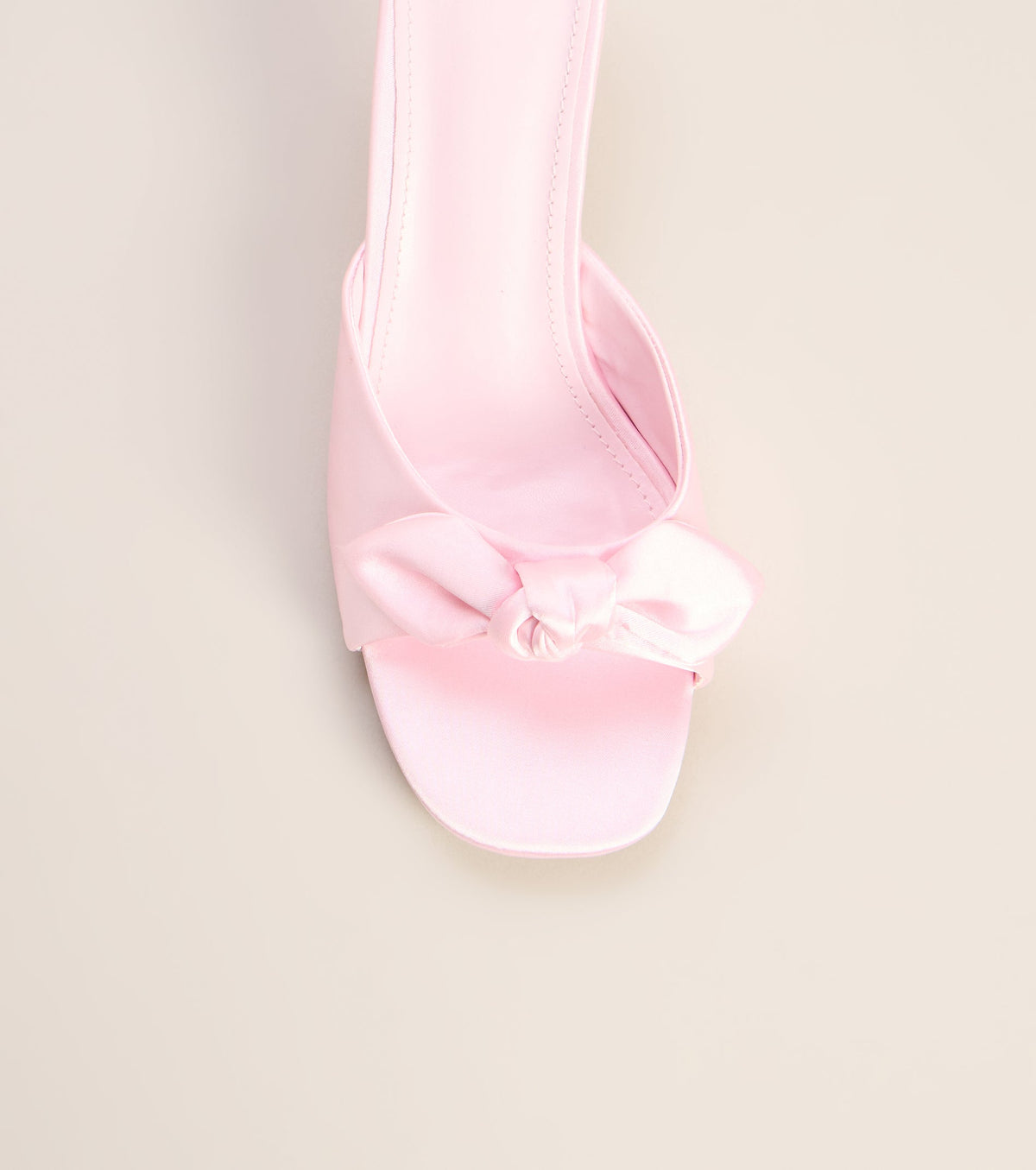 Sweet on You Bow Detail Kitten Heel Mules