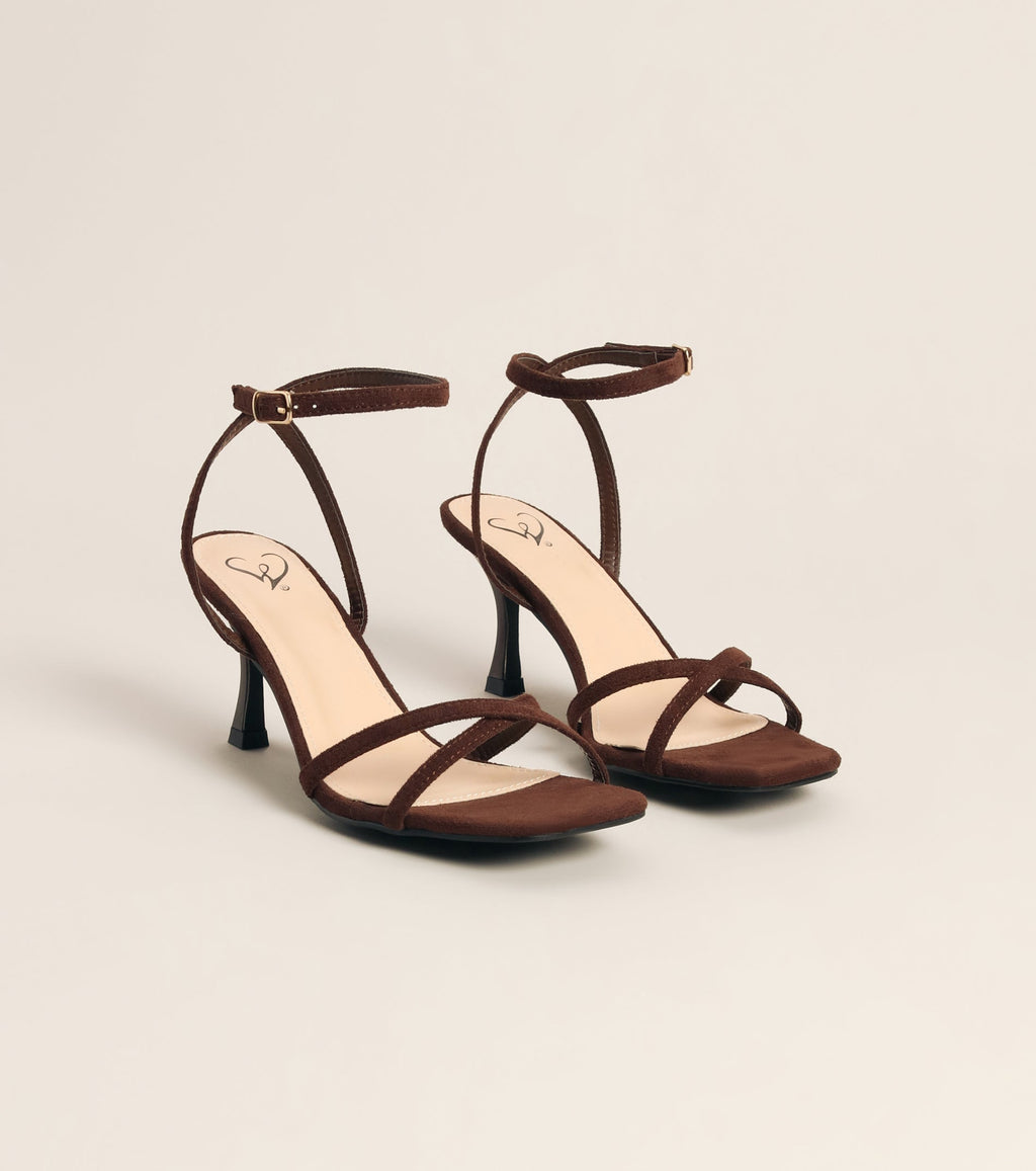 Plans Came Up Square Toe Kitten Heels