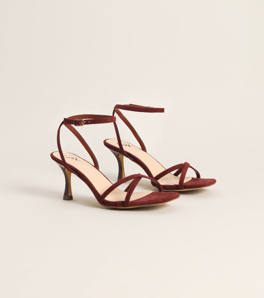 Plans Came Up Square Toe Kitten Heels