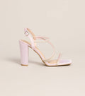 Dance Floor Dazzle Rhinestone Block Heels