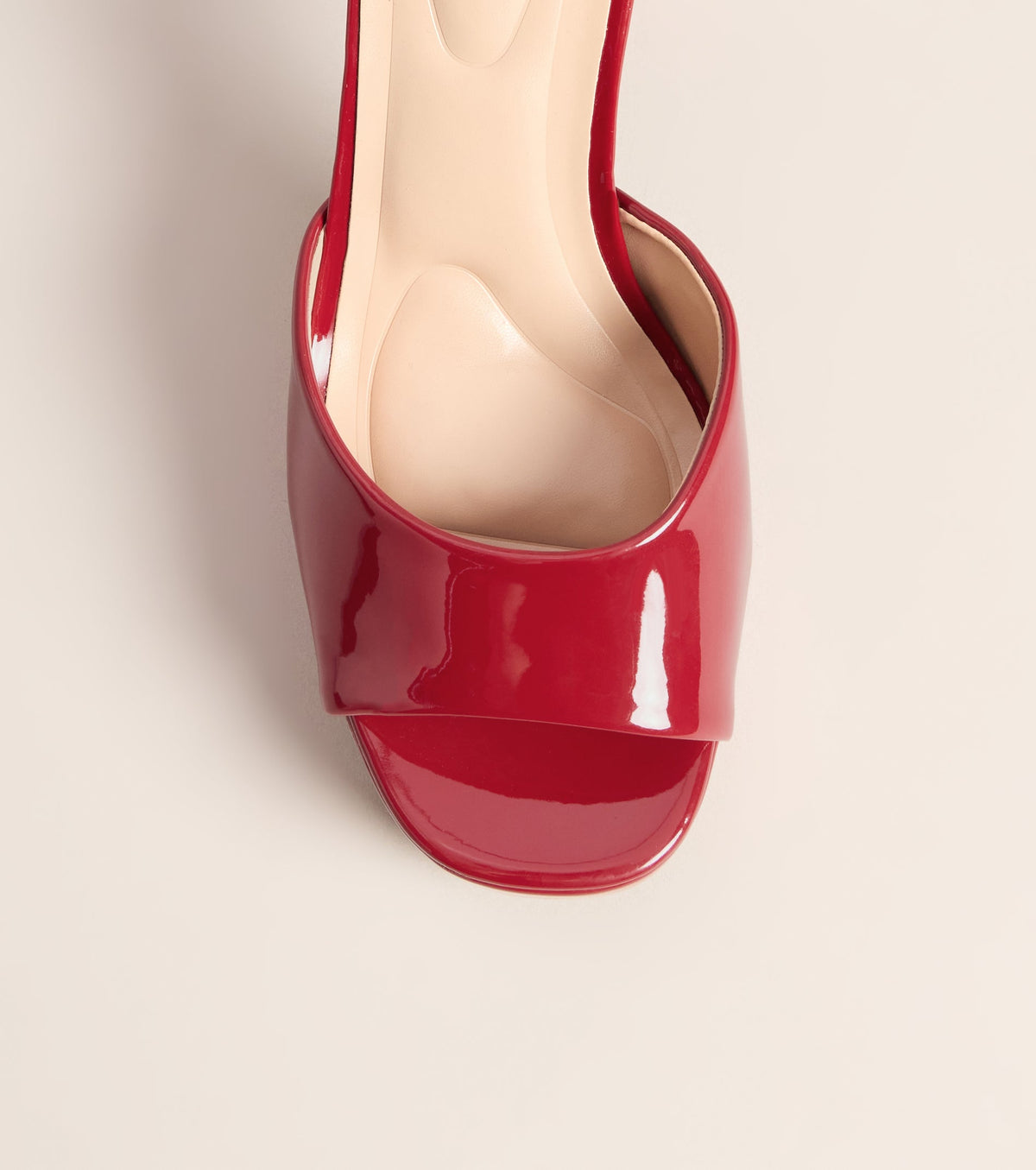 Gloss Boss Patent Platform Block Heels