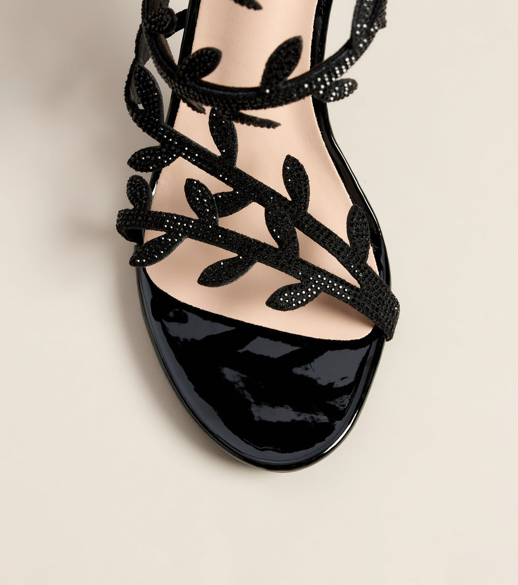 Garden After Dark Vine Spiral Stiletto Heels
