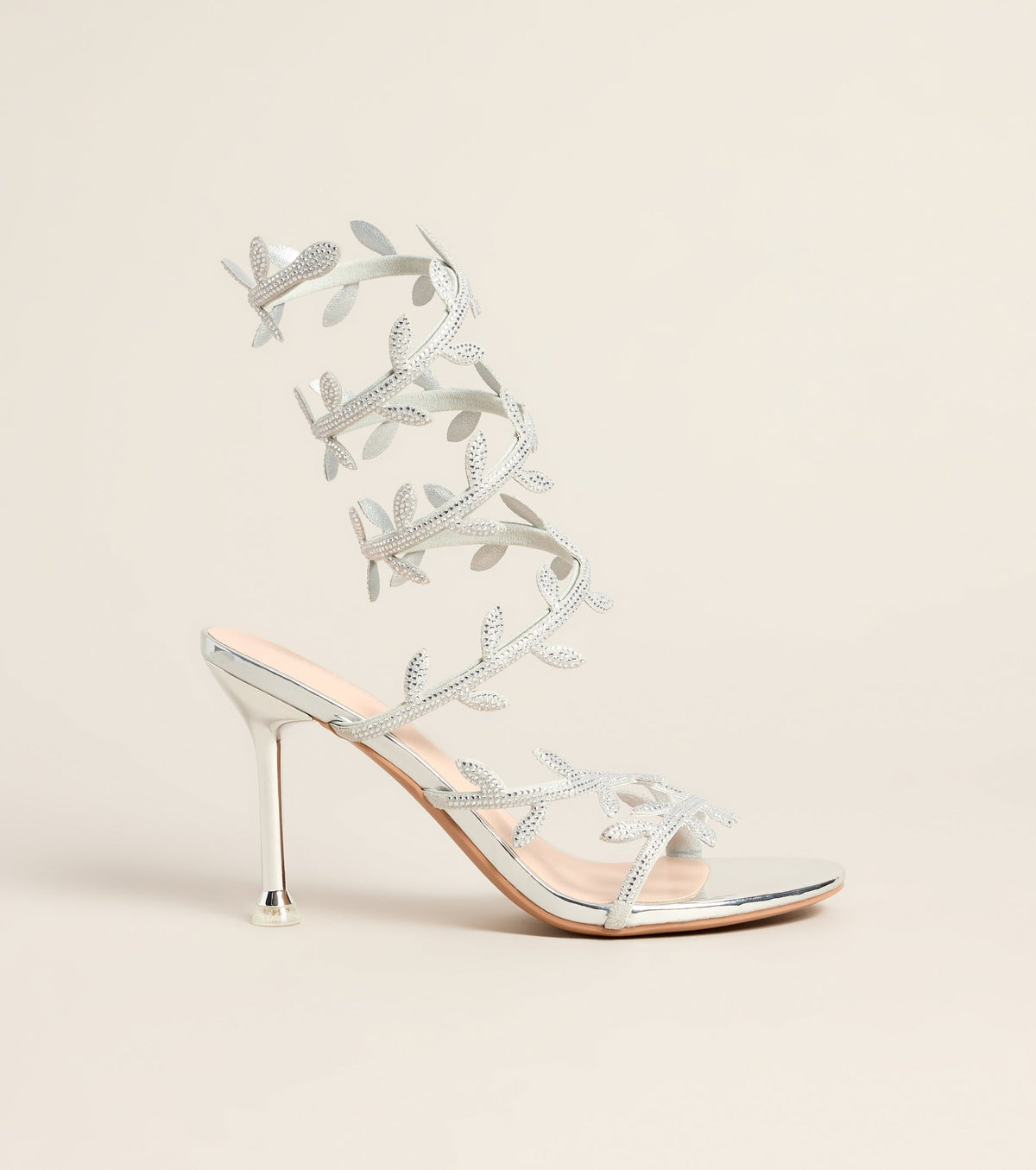 Garden After Dark Vine Spiral Stiletto Heels