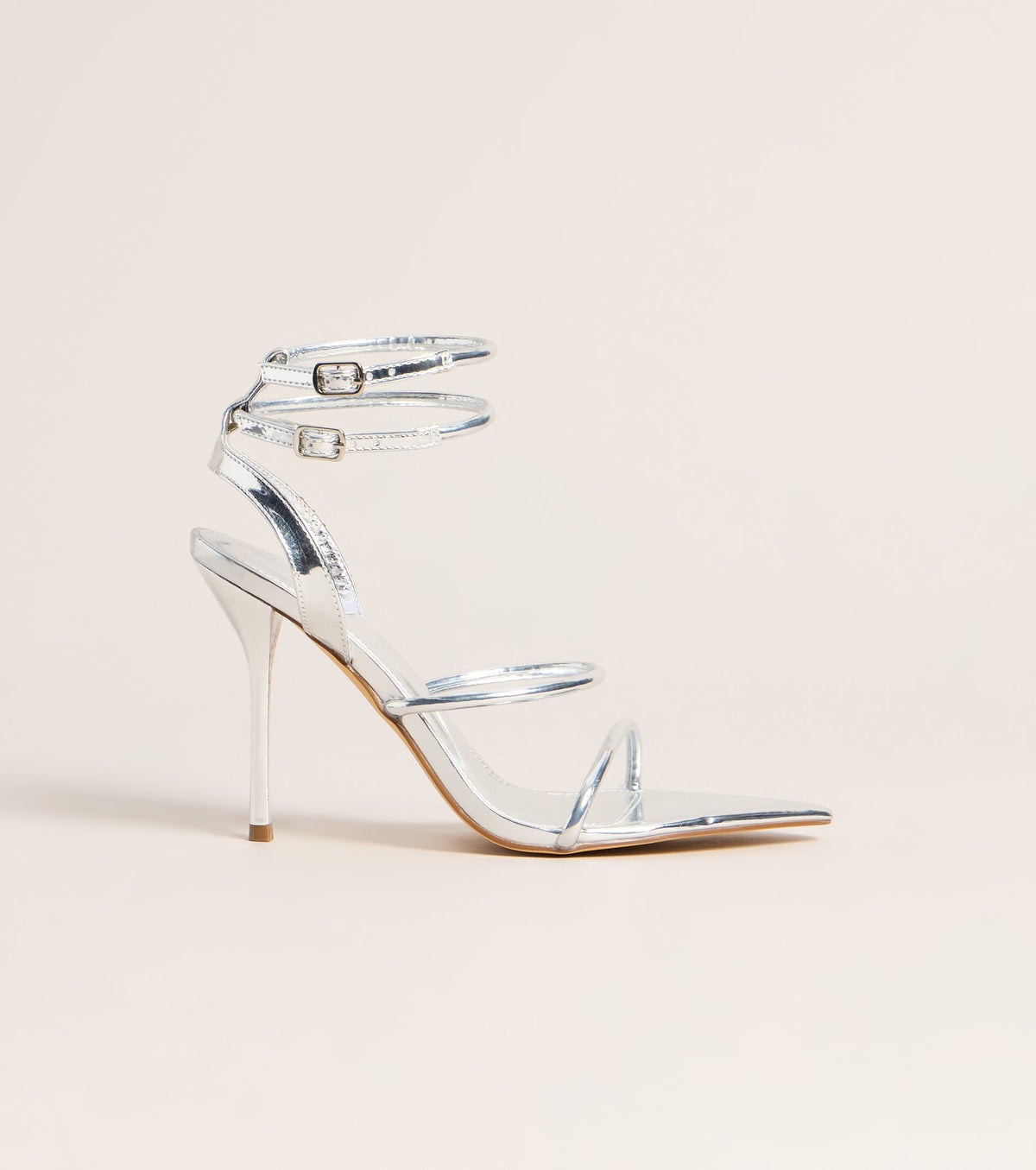 Double Take Multi-Strap Stiletto Heels
