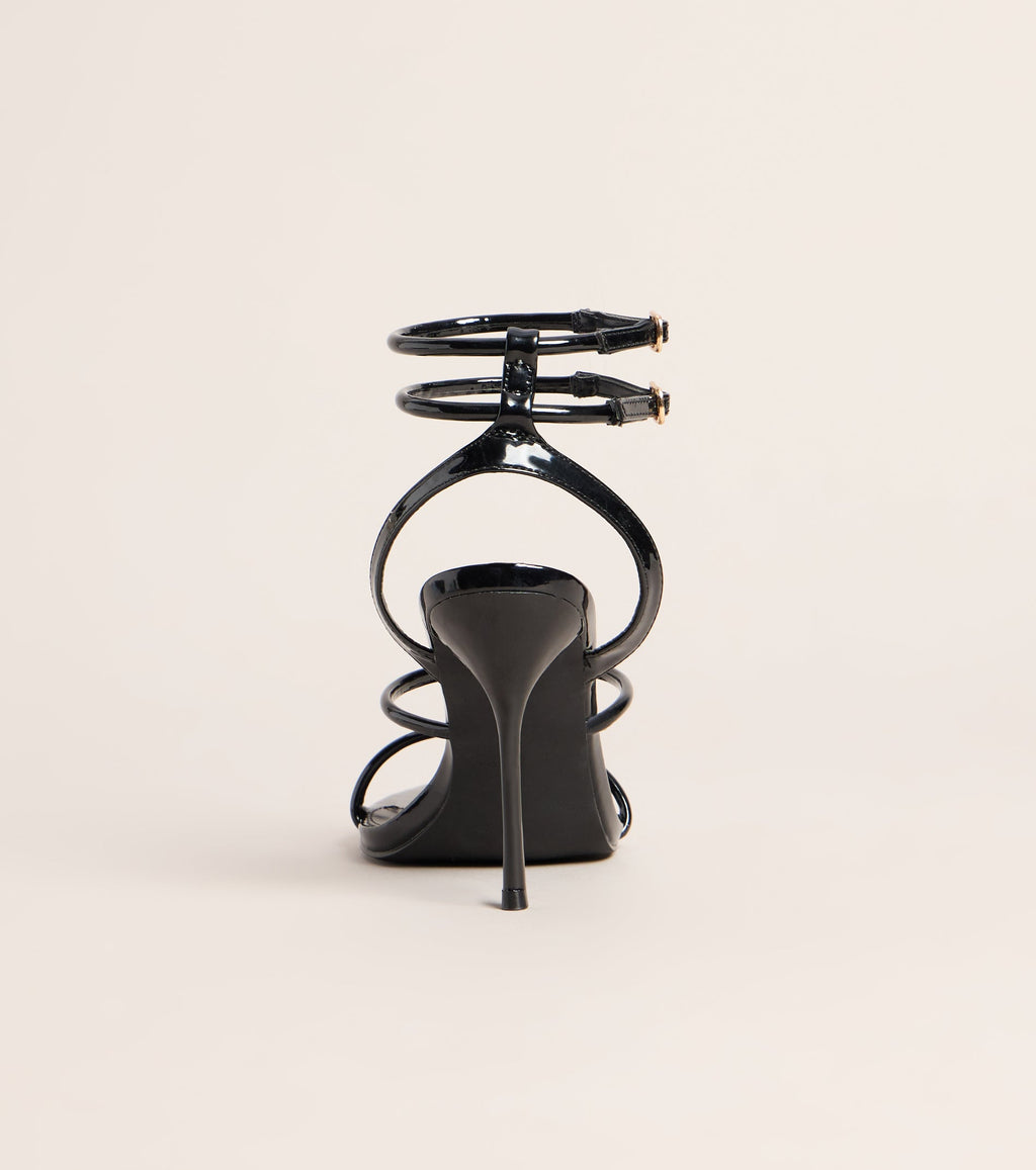 Double Take Multi-Strap Stiletto Heels