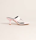 Sleek Step Patent Thong Kitten Heels