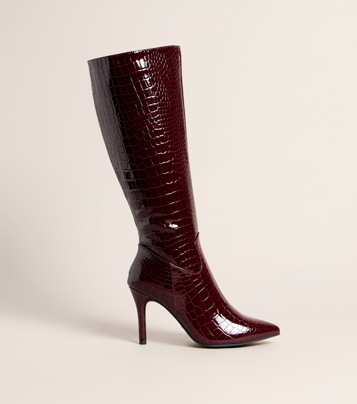 Sharp Instinct Knee High Stiletto Boots