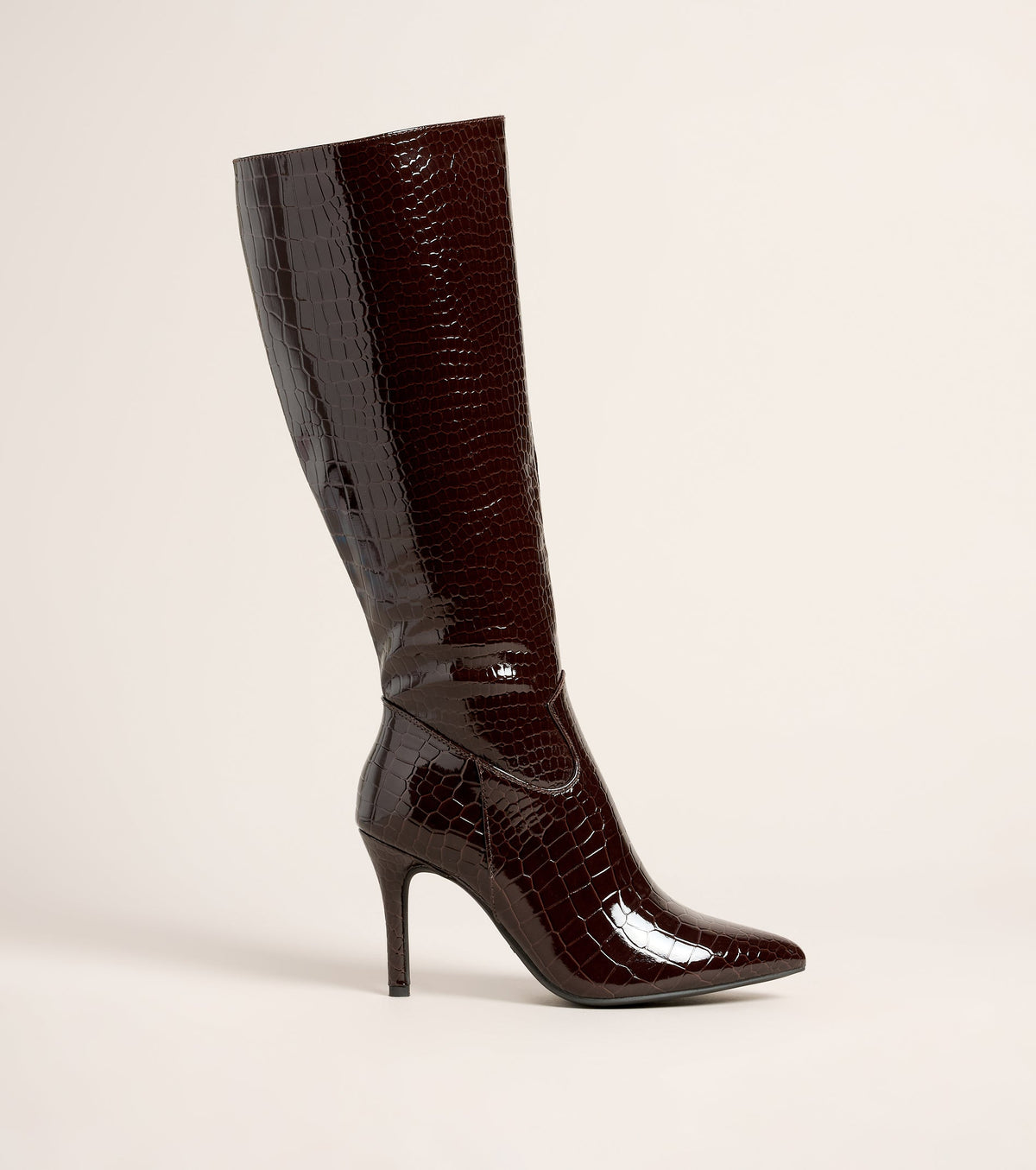 Sharp Instinct Knee High Stiletto Boots