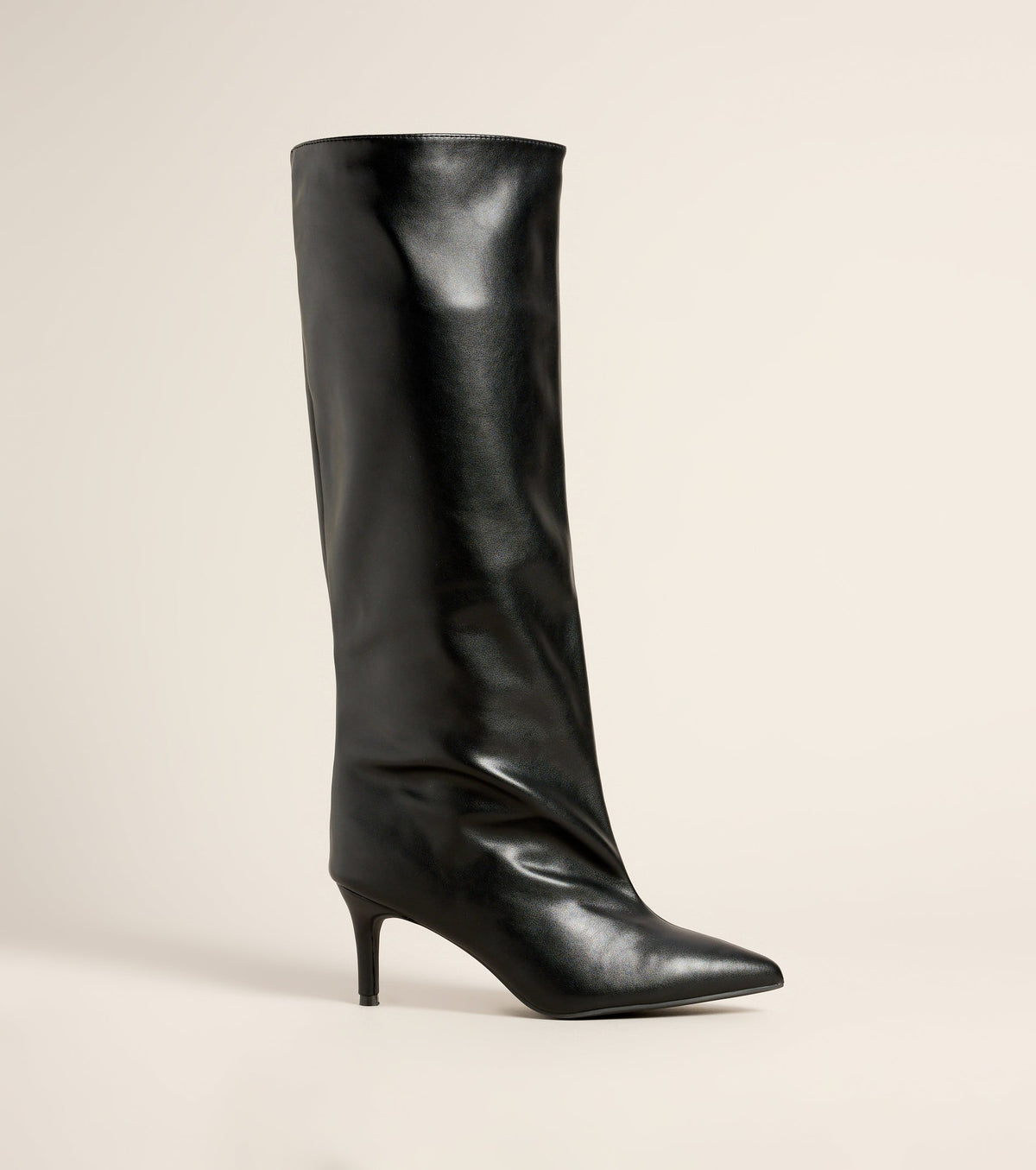 City Sleek Knee High Stiletto Boots