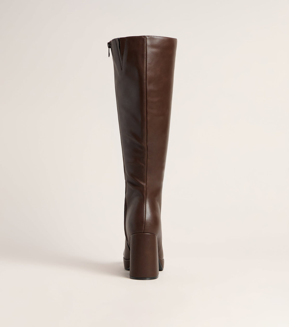 High Step Platform Knee High Boots